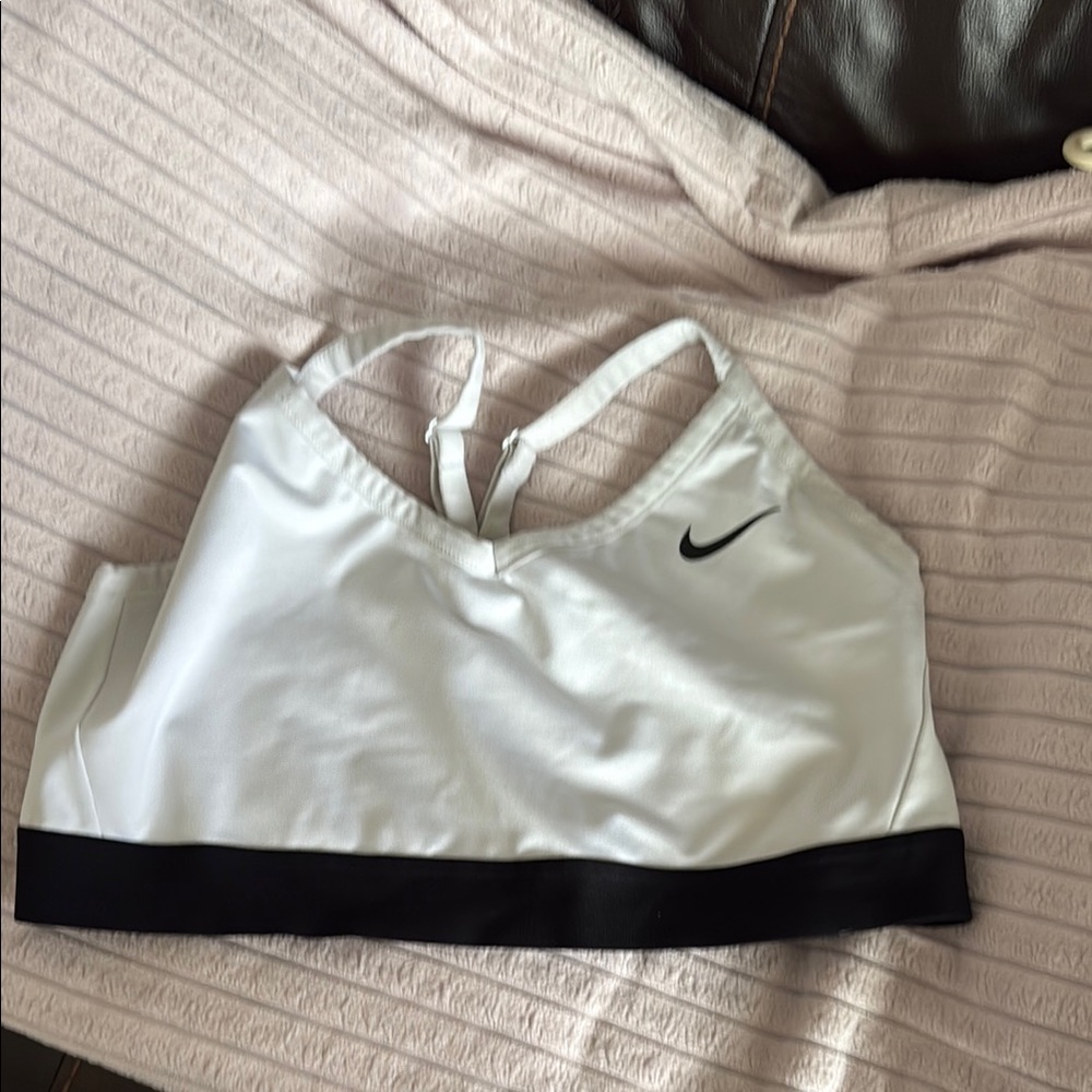 Nike Women's White Sports Bra